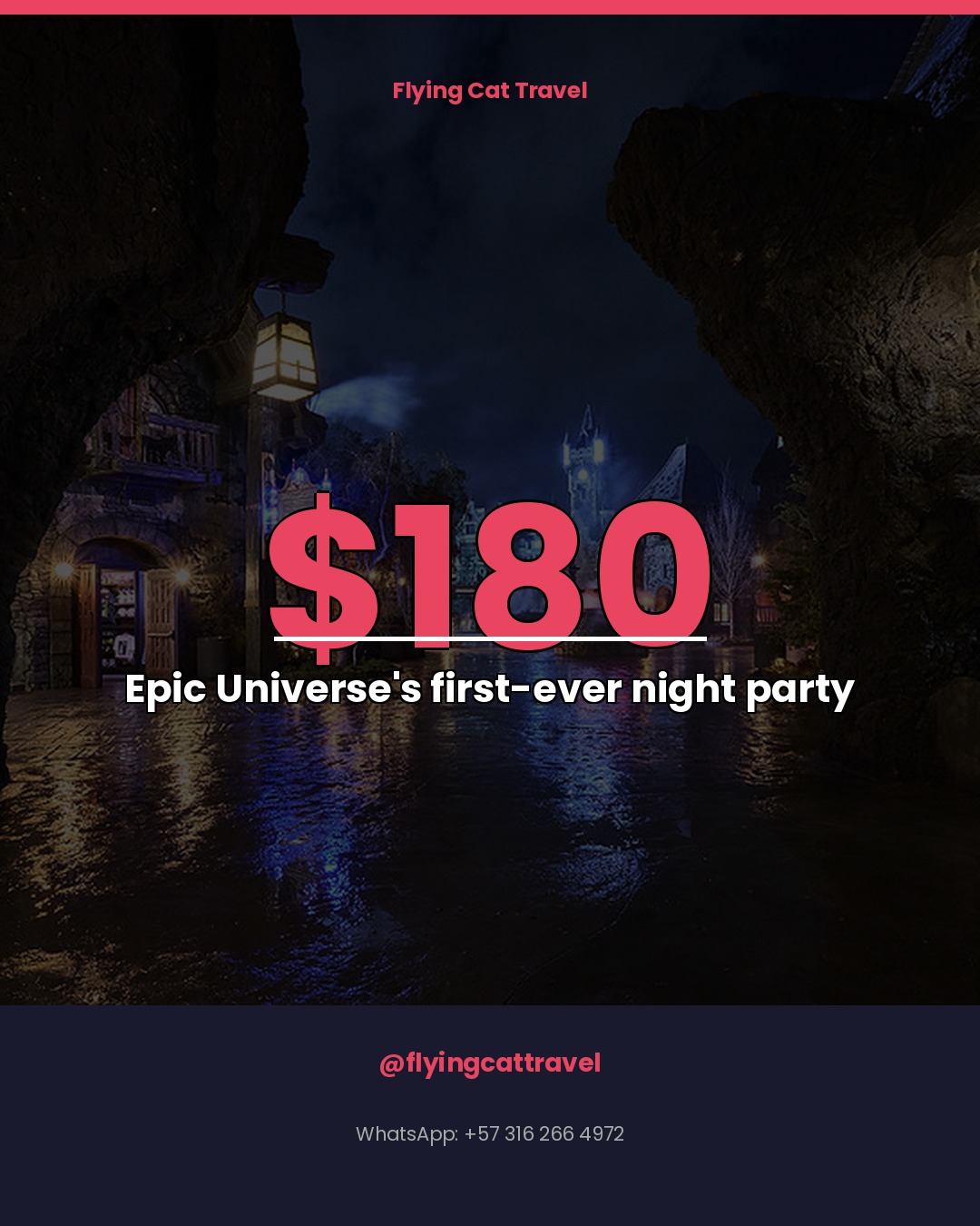 Epic Universe just announced its first night party