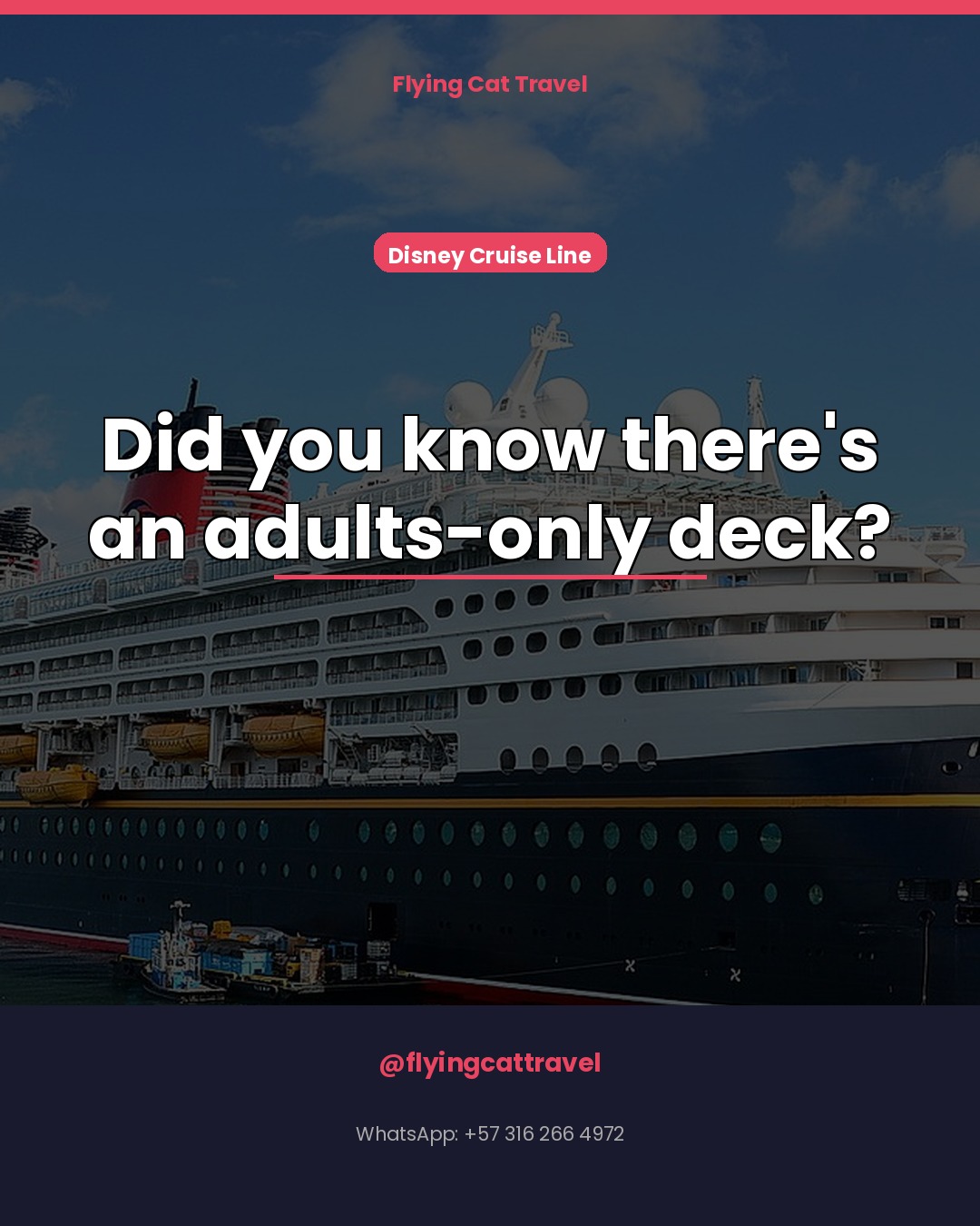 The Areas of a Disney Cruise That Are Adults-Only