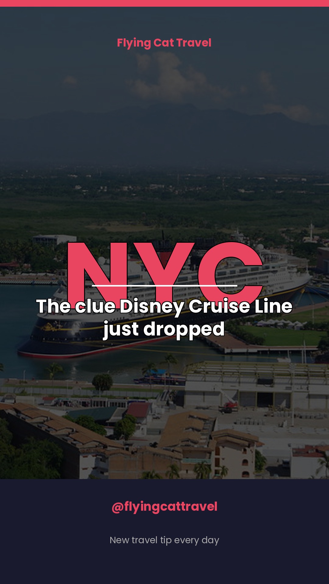 Disney Cruise Line's Big Announcement Is Today