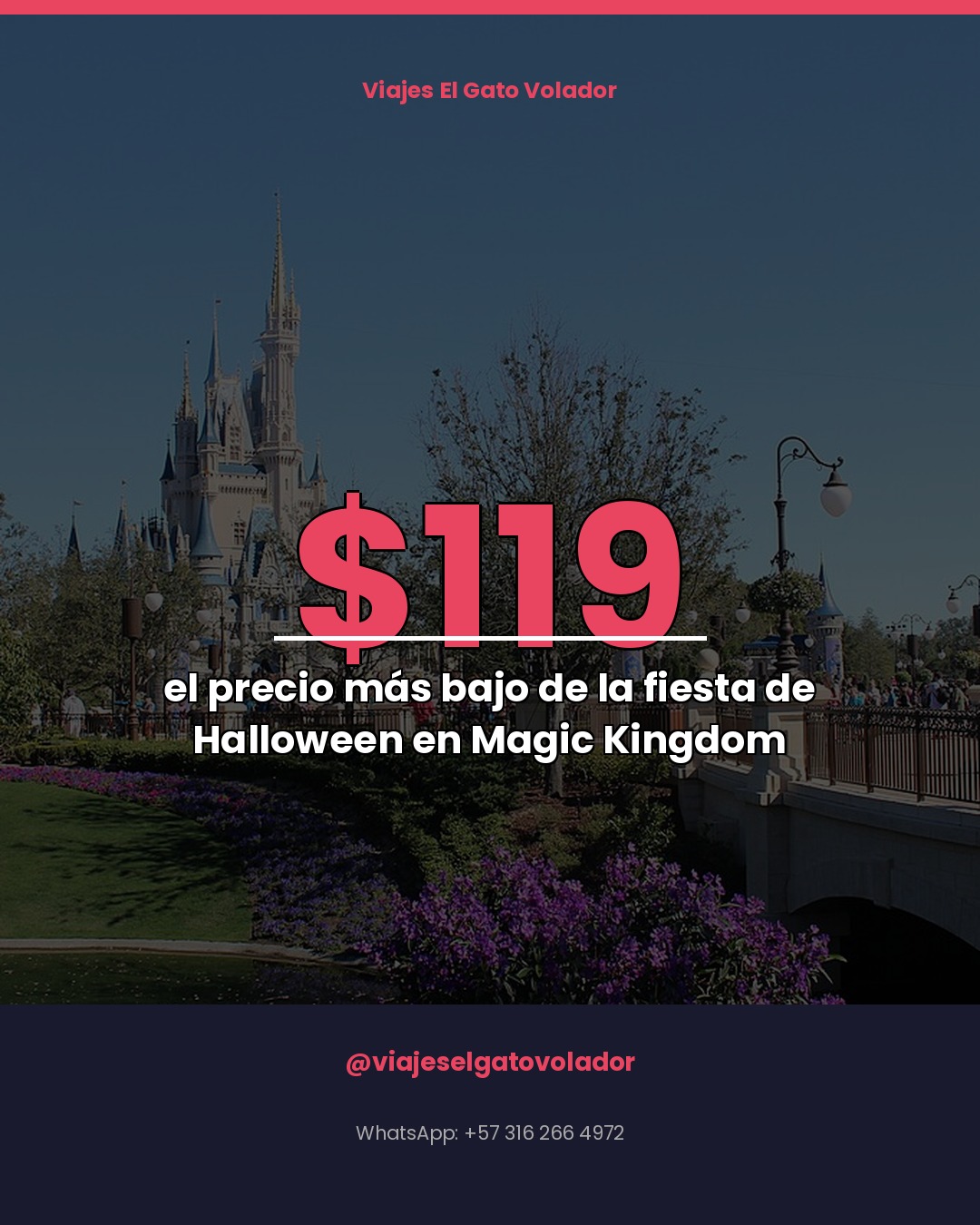 Hoy es fiesta en Magic Kingdom (boletos desde $119)