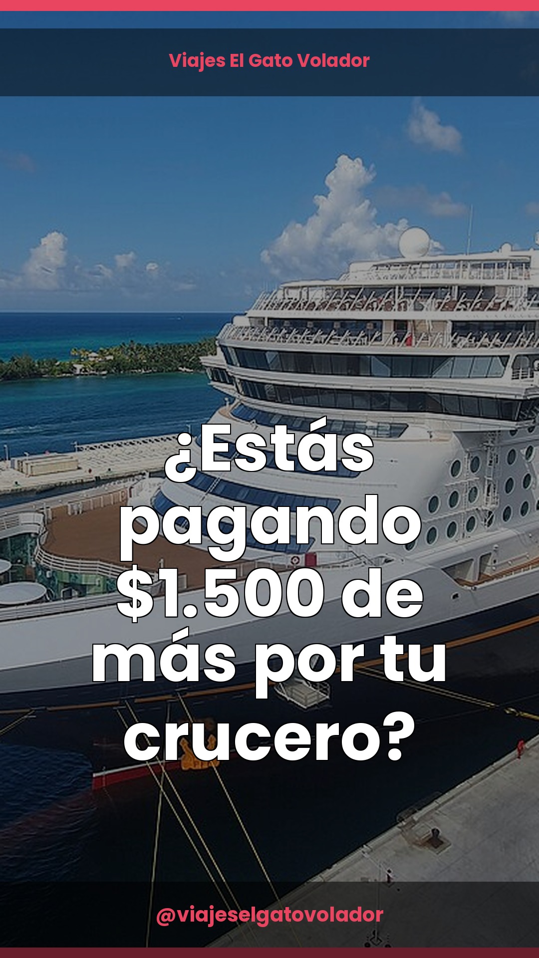 Hasta $1.500 de ahorro en tu crucero Disney (oferta termina mañana)