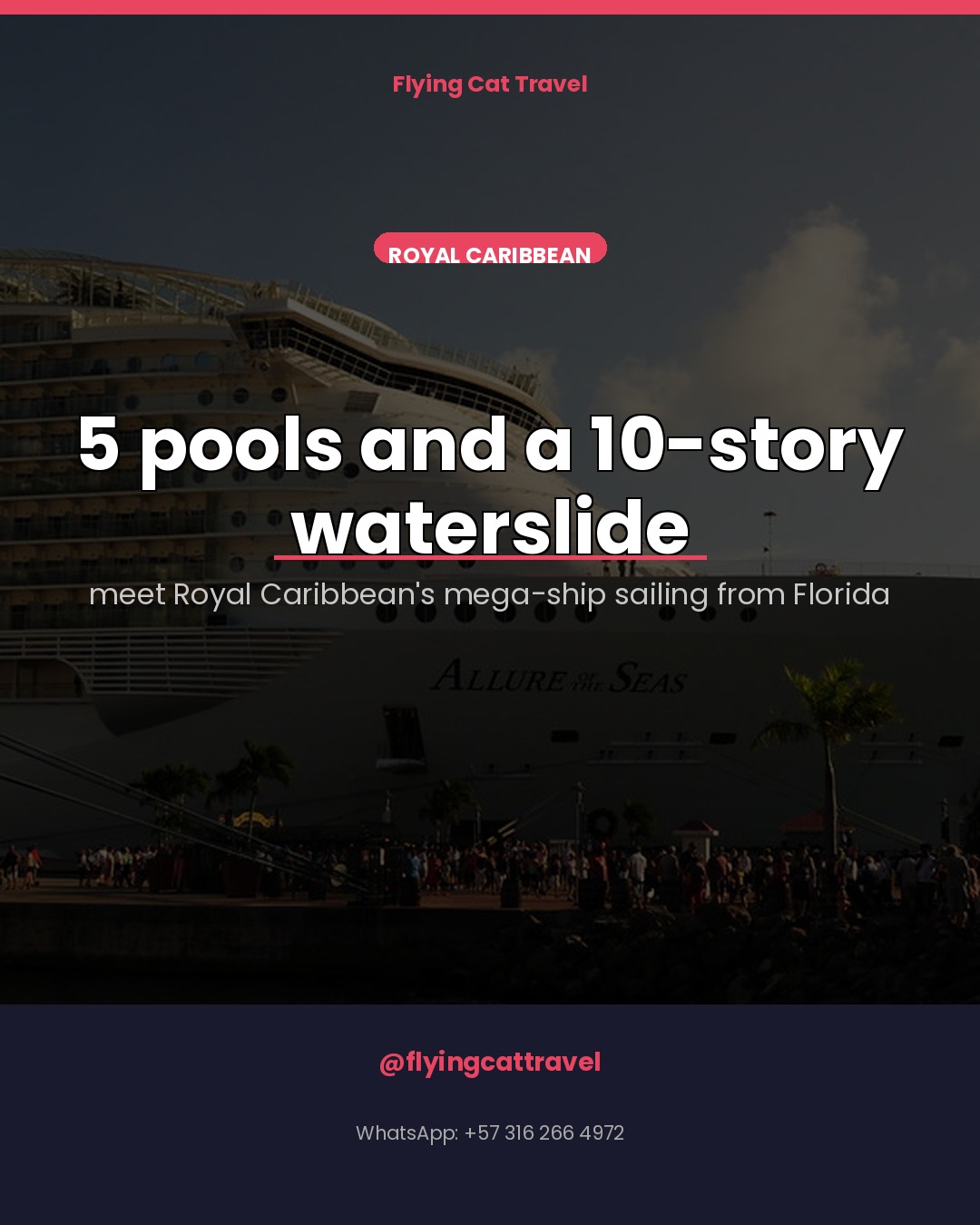 5 Pools and a 10-Story Waterslide (Royal Caribbean)
