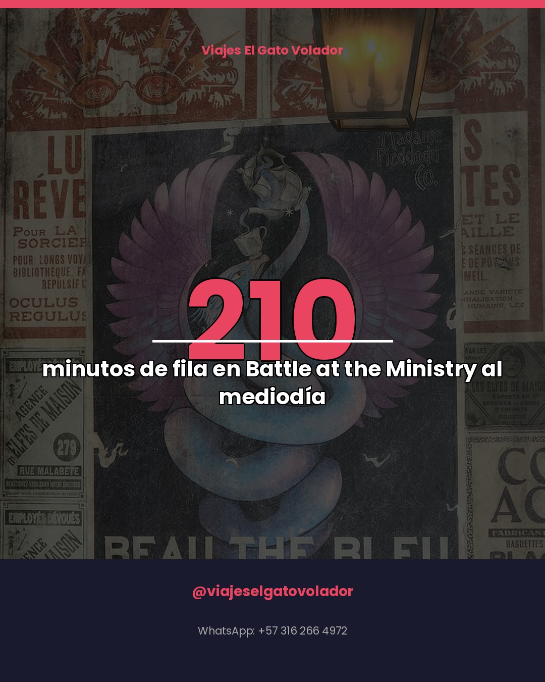 Battle at the Ministry: cuándo ir para no hacer fila