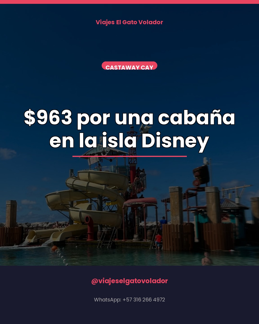 Castaway Cay: la isla privada de Disney en el Caribe