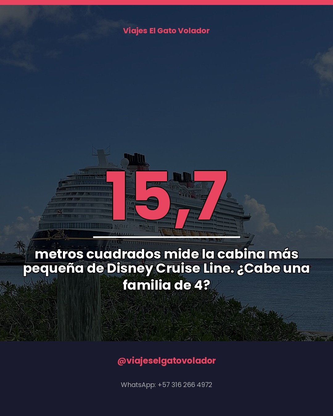 ¿Qué cabina elegir en tu crucero Disney?